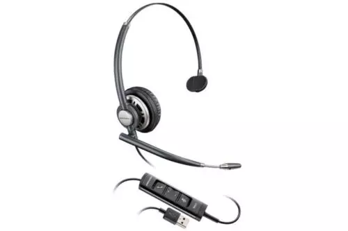 Genuine Plantronics HW715 Encore Pro Corded Mono Headset w/ Inline Control USB