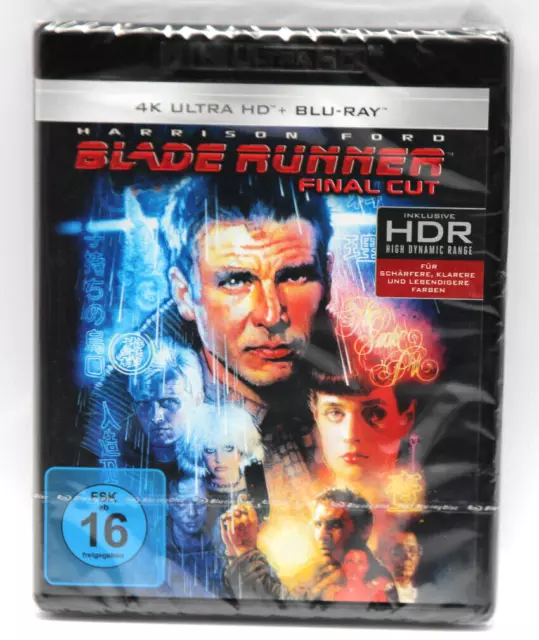 Blade Runner - Final Cut / 4K Ultra HD Blu-ray - UHD+BLU-RAY Neu mit Rechnung