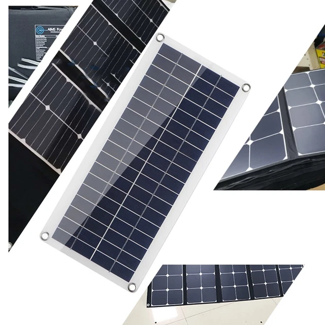 YANDDEA Kit Solaire 400W 2x200W Panneaux Flexibles + Régulateur 40A