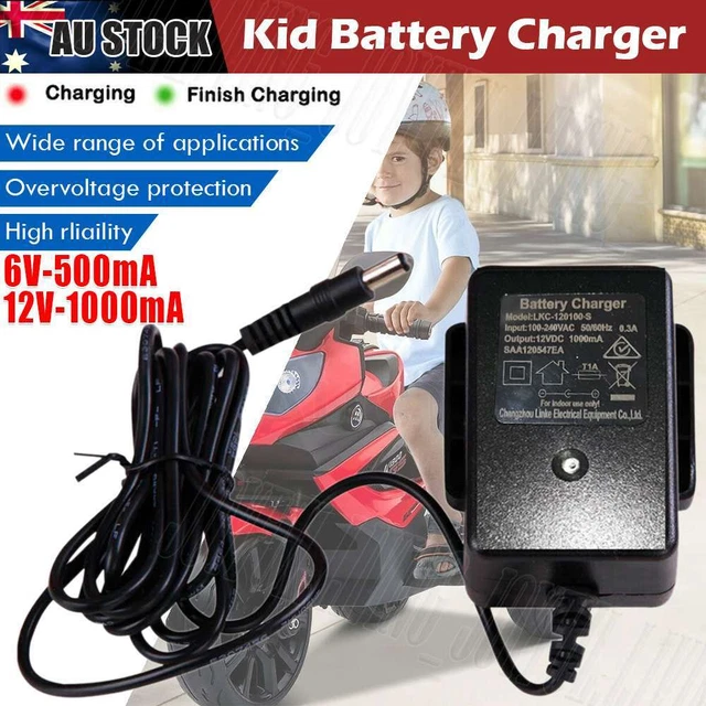 Kids electric online bike charger