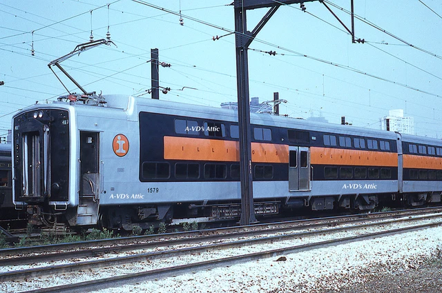 Orig slide ICG Illinois  Highliner 1579 18th St yard VINTAGE Chicago IL 1972 BIN