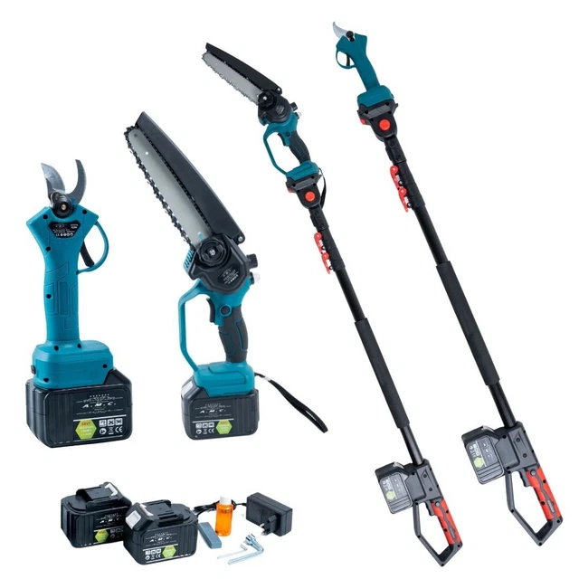 Kit Da Potatura COMPLETISSIMO In Promo: Motosega, Forbici, Batterie E Asta - Foto 7