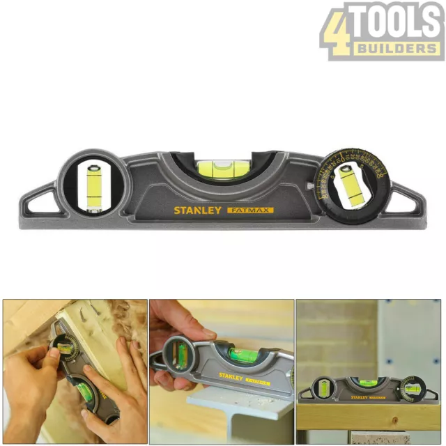 Stanley 0-43-609 25cm/10" FatMax XTREME Magnetic Torpedo Boat Level STA043609