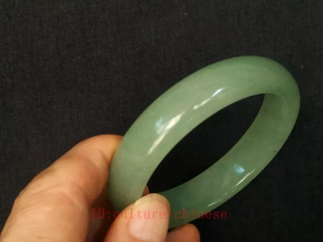 63mm Chinese Natural Jade Carving Bracelet Bangle Jewelry ornaments Gift Collect