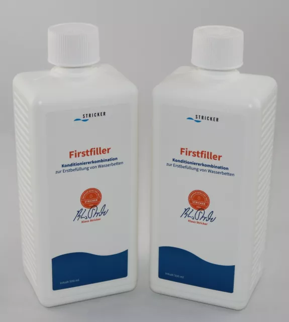 2x Firstfiller Konditioniererkombination 500ml Stricker Chemie Wasser Bett Pfleg