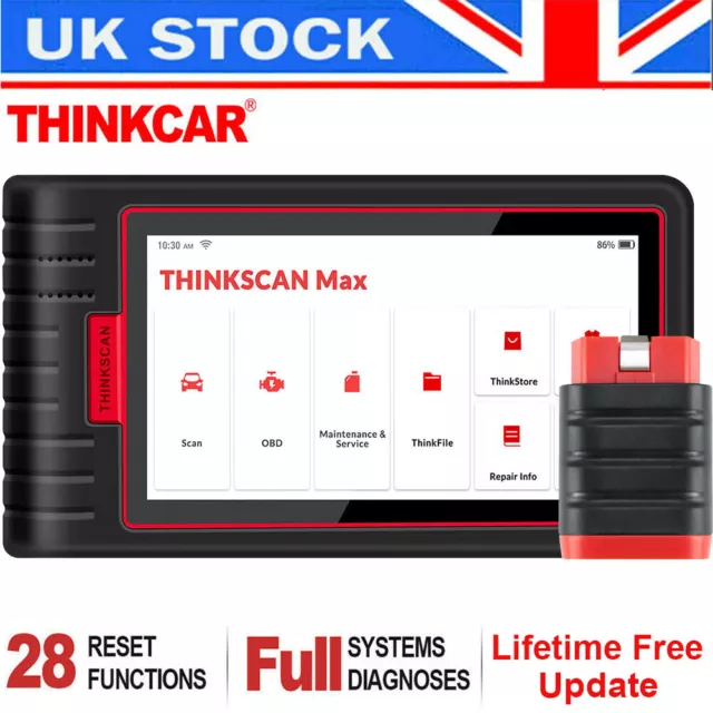 THINKCAR Thinktool ThinkScan Max Professional OBD2 Scanner Car Diagnostic Tools