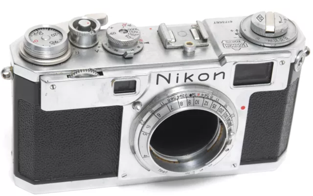 Nippon Kogaku Nikon S2  35mm RF camera body  NOTTESTED