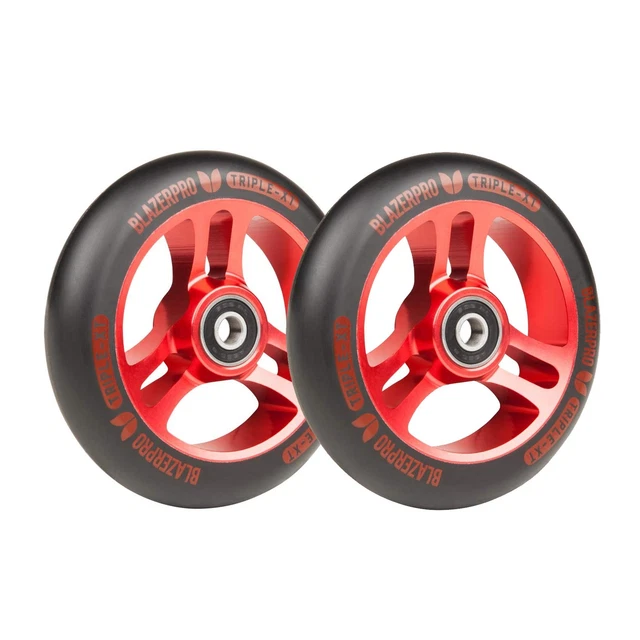 CLAS FOX Roues Trottinette Pro Stunt 110 Mm ABEC-9 Noyau Métal CNC - Paire Roues Freestyle