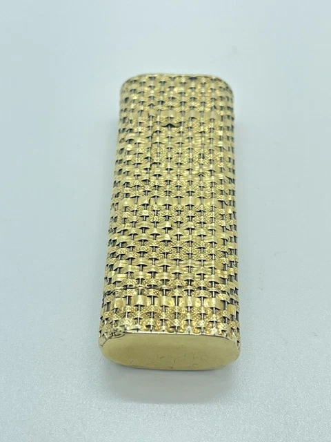 ACCENDINO VINTAGE LIGHTER FRANCE Oro DE CARTIER ORO 18K 750 GOLD