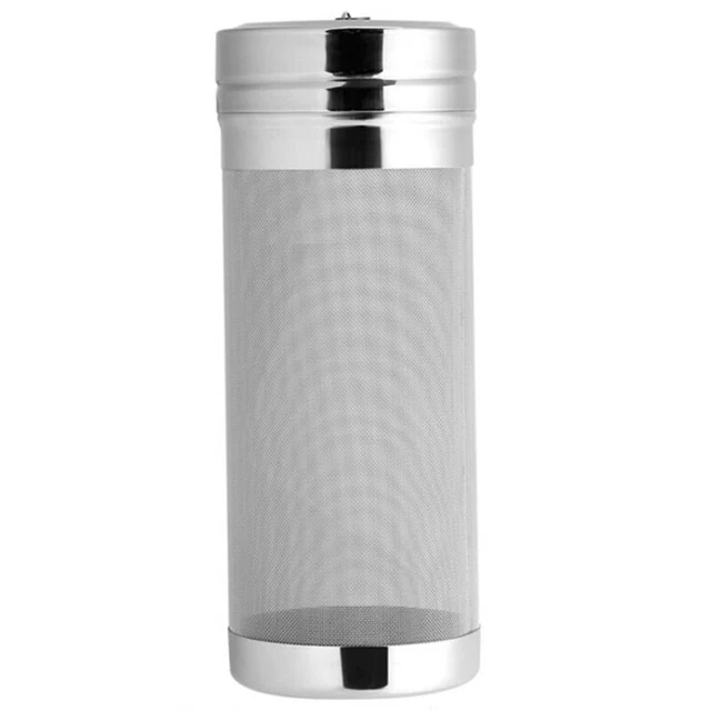 Malla de lúpulo de acero inoxidable Homebrew malla tamiz tolva seca para casa Brew Kle T3L9