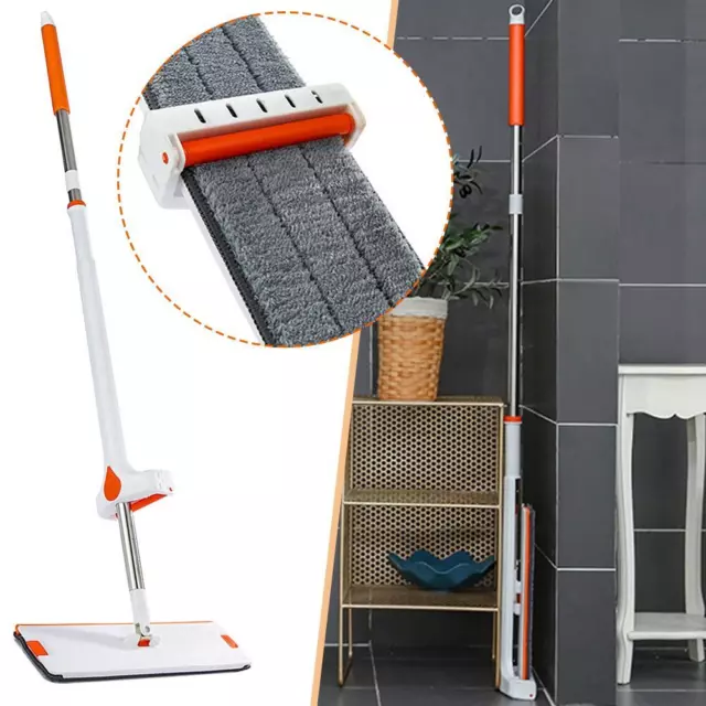 360 Degree R0ration Flat Mop Easy Cleaning & Storage Household Mo❀