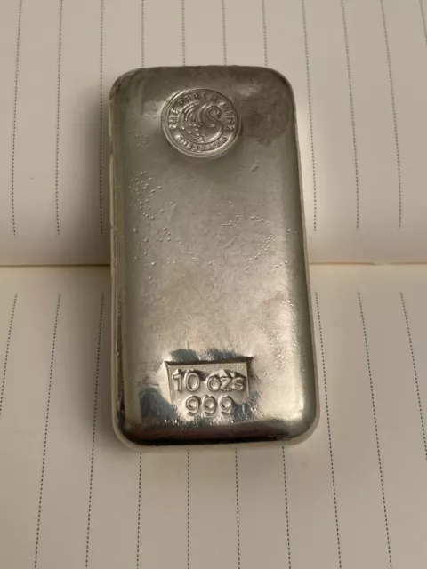 Perth Mint 10oz Silver Bullion Bar NEW