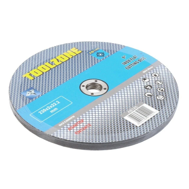 HIGH SPEED ANGLE GRINDER DISCS X5 6660 RPM 230mm Stainless Steel Cutting Metal