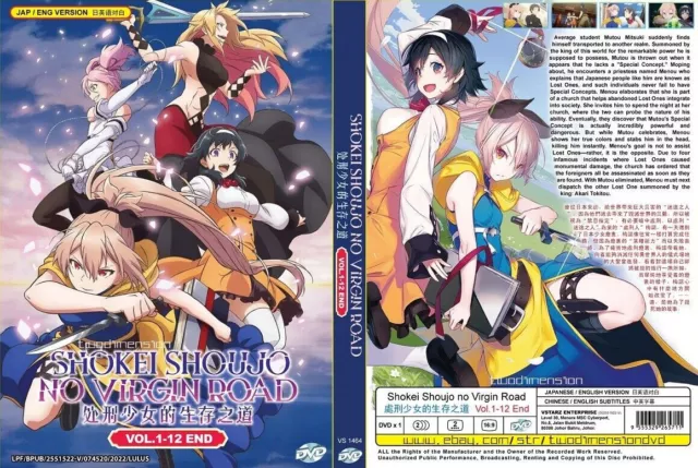 DVD ENGLISH DUBBED Otome Game Sekai wa Mob ni Kibishii Sekai desu  (Vol.1-12End)