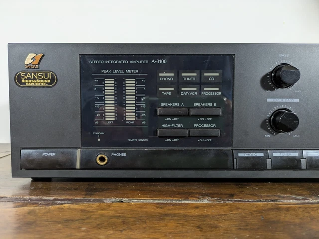AMPLIFICATEUR INTÉGRÉ SANSUI A-3100 EUR 90,00 - PicClick FR