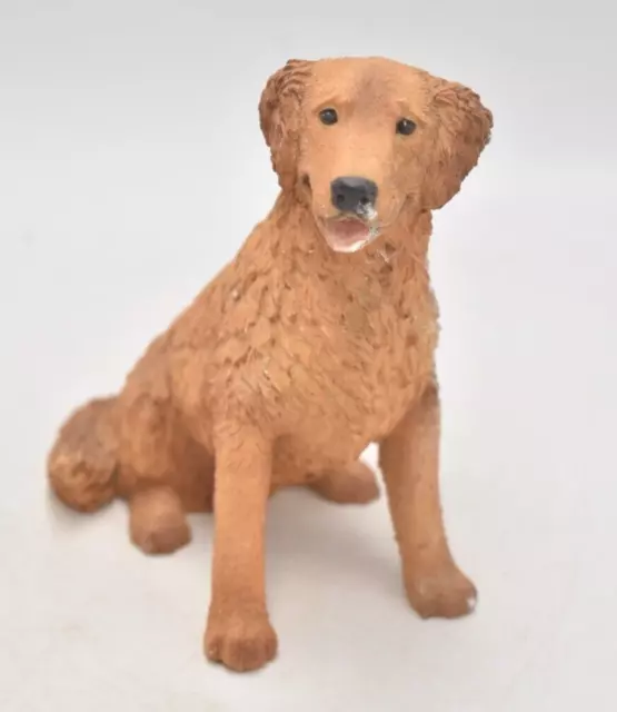 Vintage Castagna Labrador Golden Retriever Dog Figurine Statue Ornament