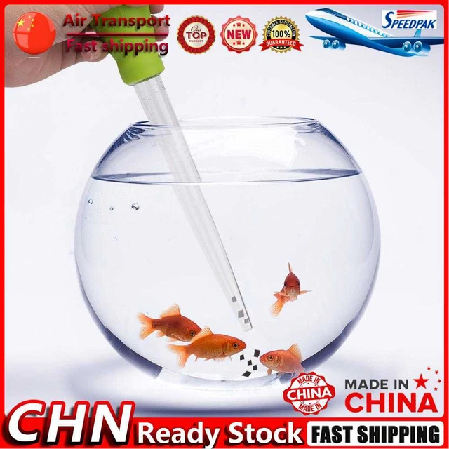 Manual Suction Pipe Pump Aquarium Fish Tank Siphon Cleaning Tools (Green) Fr