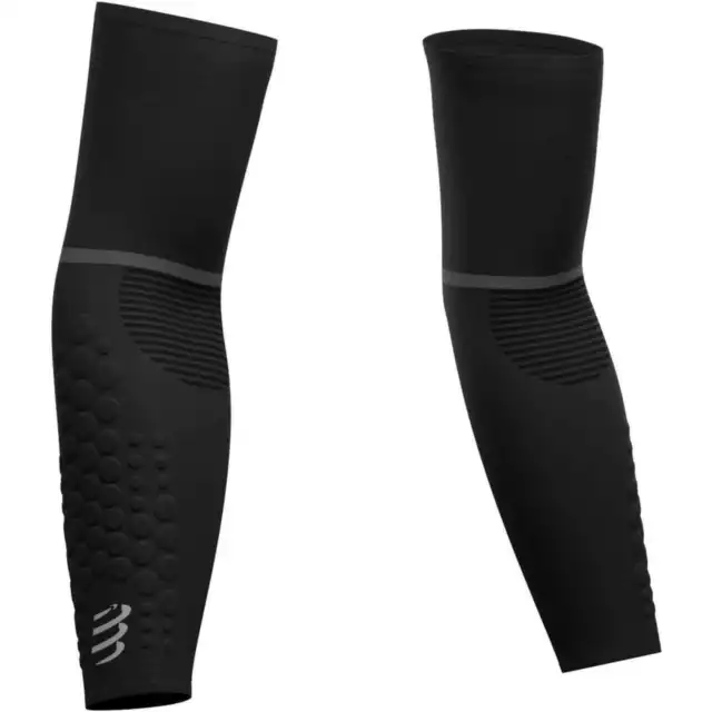 Compressport Unisex ArmForce UltraLight Arm Sleeve Running Lightweight - Black