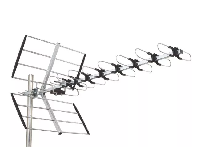 Digital TV Aerial 48 Element HD Freeview outdoor  loft Ariel Arial antenna 4G 5G