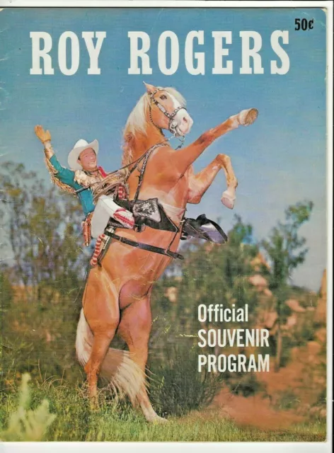 Roy Rogers Official Souvenir Program Dale Evans Trigger Vintage 1950s