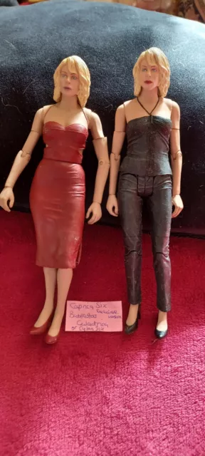 Battlestar Galactica Caprica Six & Cylon Six Action Figures (Diamond Select)