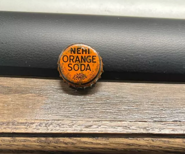 Vintage Nehi Orange Soda Pop Sc - South Carolina Tax Cork Bottle Cap / Crown