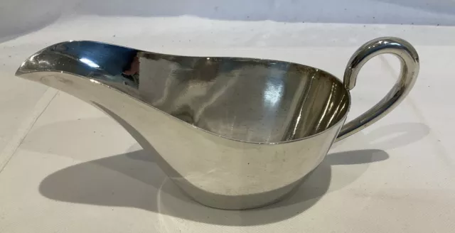 Vintage Walker & Hall 1/4 Pint Sauce Gravy Boat A1 Epns Silver Plate Tableware