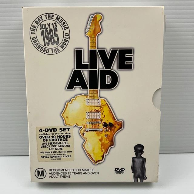 4DVD BOX・LIVE AID ／JULY 13 ／1985！ LIVE AID Concert July 13,1985 a 4 DVD Box Set in Slipcase w