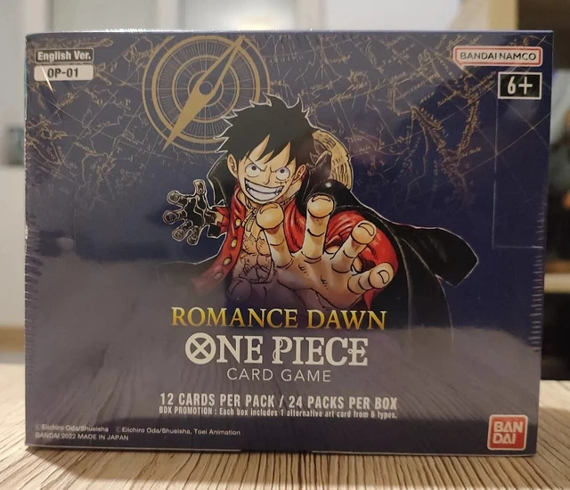 ONE PIECE CARD Game Display OP 01 Romance Dawn Anglais (Reprint