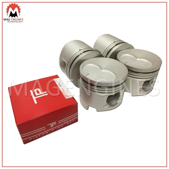 Piston & Ring Set For Toyota 1G-FE Engine - Fits Crown, Chaser, Altezza, Lexus IS200 2.0L - STD Or 0.50mm Oversize