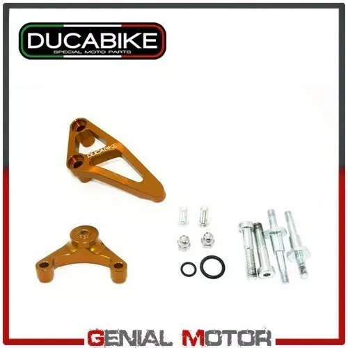 Supporto Ammortizzatore Di Sterzo Oro Ducabike Ducati Hypermotard 1100 2007 2009