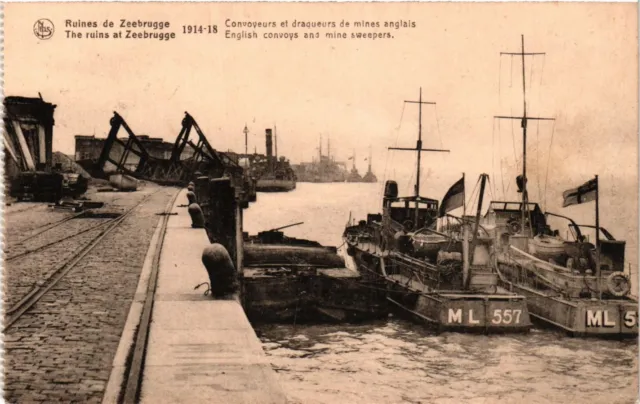 CPA AK Military Ruins of Zeebrugge (361597)