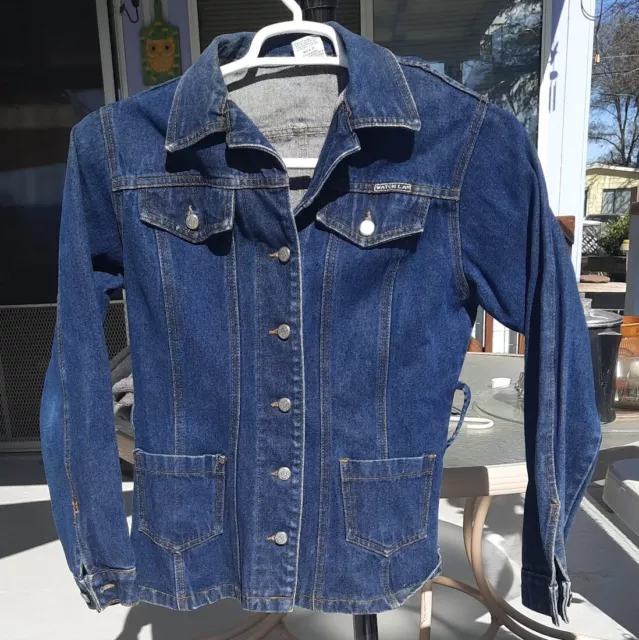 Women's Vintage US made LA Watch Denim Jean Jacket Medium Women's Vintage US made LA Watch Denim Jean Jacket Medium