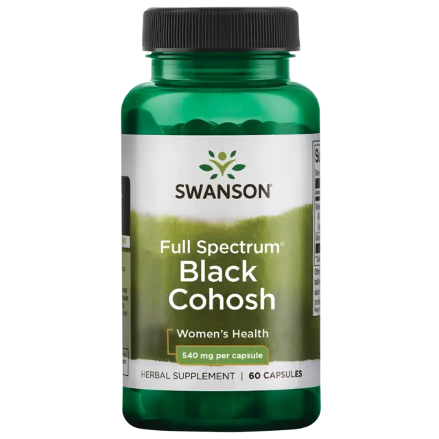 Swanson Black Cohosh 540 mg 60 Capsules