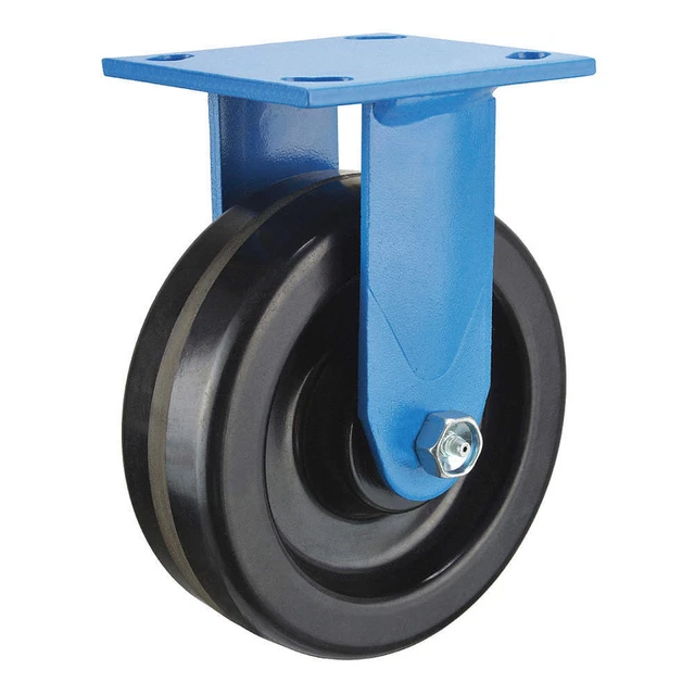 GRAINGER APPROVED P21R-PH050D-14-BC NSF-Listed Plate Caster,Rigid,900 lb.