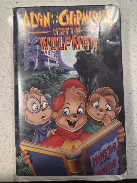 ALVIN AND THE Chipmunks Meet the Wolfman VHS 2000 Cartoon Clam Shell £6 ...