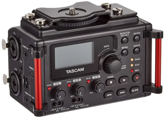 Tascam DR-60DMK2 Audiorecorder DSLR-Kameras Recorder Aufnahme Schwarz SEHR GUT