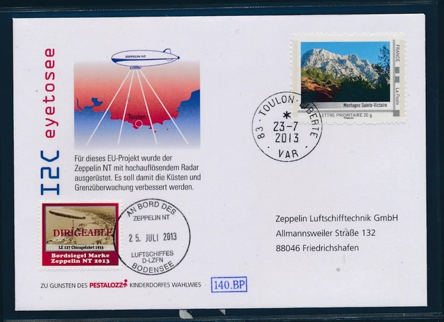 121b) Zeppelin NT, Radar Projekt Frankreich 2013 + 140.BP, Mke Montagne