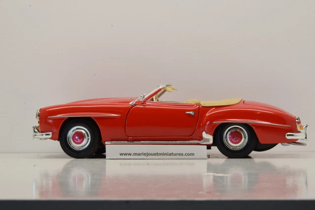 Miniature Solido 1/43 Série 100 – Mercedes 190 SL 1958 – Bon état – Réf 105