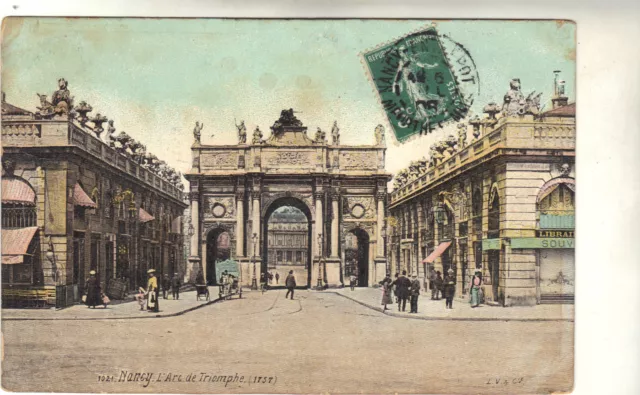 54 - cpa - NANCY - L'Arc de Triomphe ( i 1735)