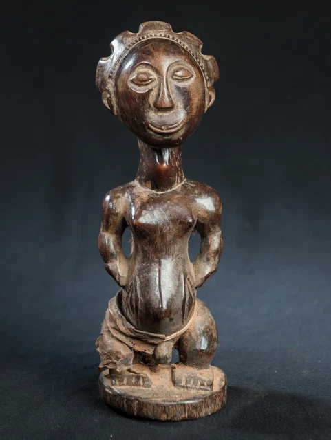 Ancester Statues LUBA, FEMALE ANCESTOR Statue, D.R. Congo, Central African Tribal Arts ...