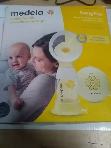 Medela Swing Flex Elektrische Milchpumpe Zubehör Top Zustand B-WARE