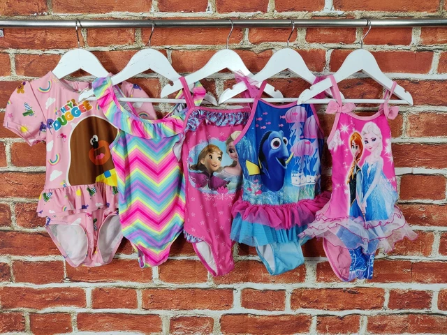 GIRLS BUNDLE AGE 5-6 YEARS PRIMARK DISNEY etc SWIMSUIT BEACH DUGGEE NEMO 116CM