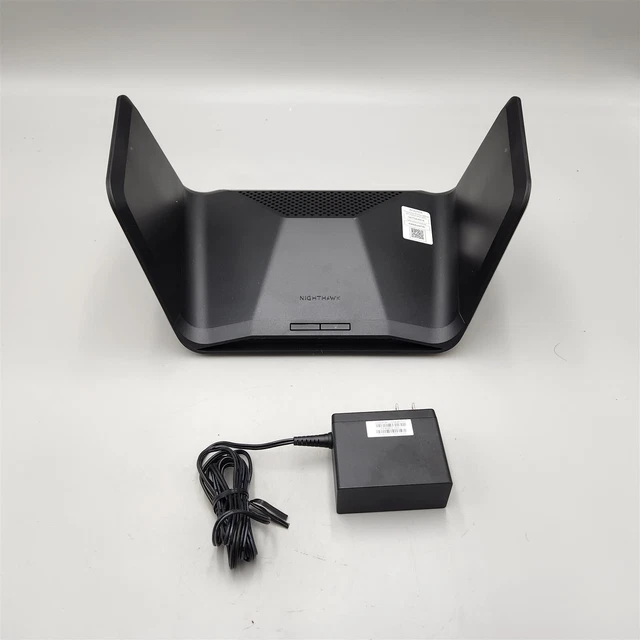 NETGEAR Nighthawk WiFi 6E Router (RAXE300) Tri-Band Wireless Gigabit Speed NETGEAR Nighthawk WiFi 6E Router (RAXE300) Tri-Band Wireless Gigabit Speed