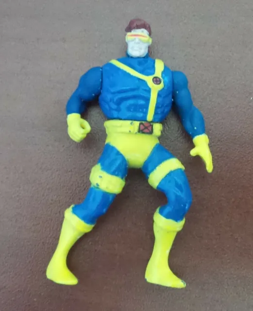 Marvel X-Men Steel Mutants Cyclops Die Cast 1994 Toy Biz Metal Mini Version II