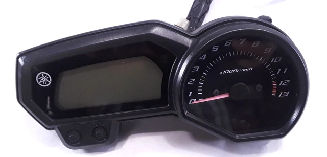 2009-2012 Yamaha Fz6R Fz6 Gauge Gauges Digital Tach Speedo Used 16K Meter