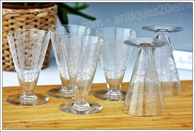 3 verres modèle Maladetta numéro 3 en cristal de Baccarat (prix à la