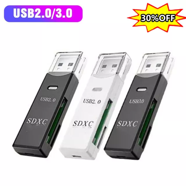 Memory Card Reader Multi USB 3.0 High Speed Adapter Flash Micro SD SDXC TF DE