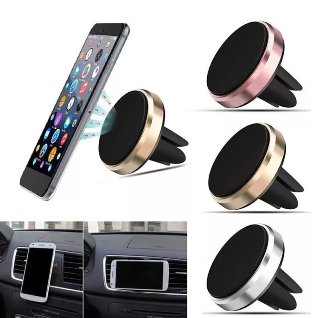 Acheter Support de téléphone de voiture magnétique Mini support de barre  pour téléphone portable aimant en métal GPS support mural de voiture
