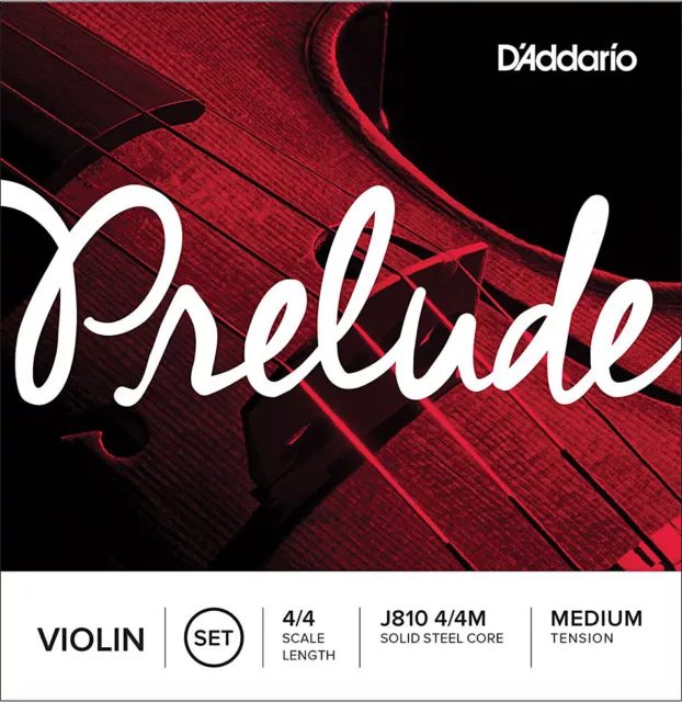 D'Addario J810 Set di corde per violino 4/4M Preludio 4/4 @Musica Hobgoblin